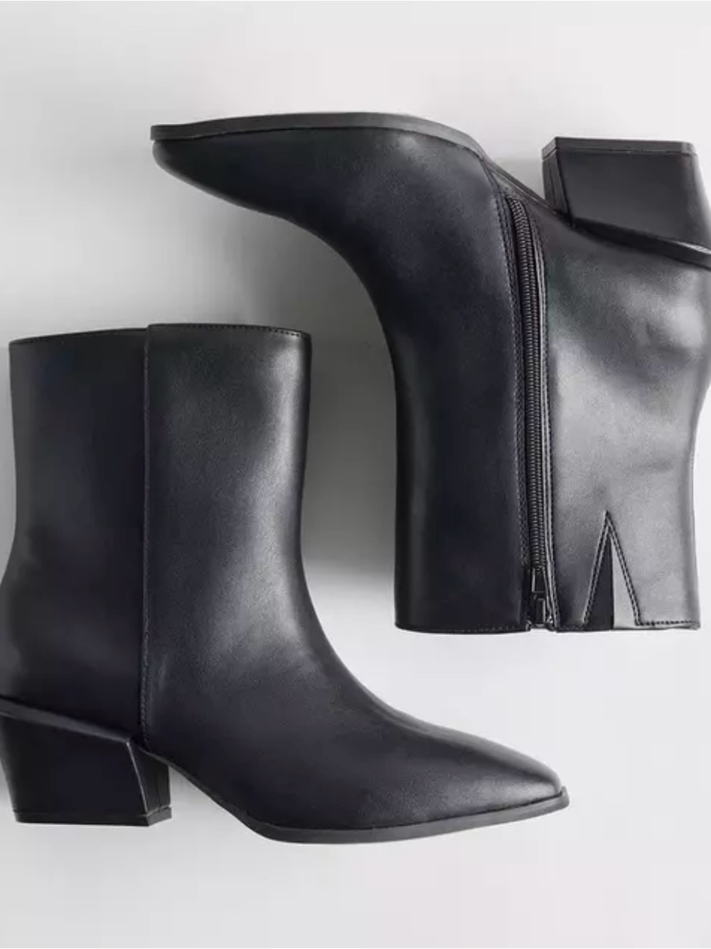 Torrid Black Pointed Toe Ankle Booties